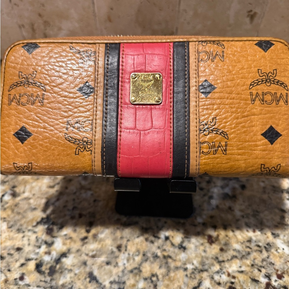 MCM Long Zip Around Wallet